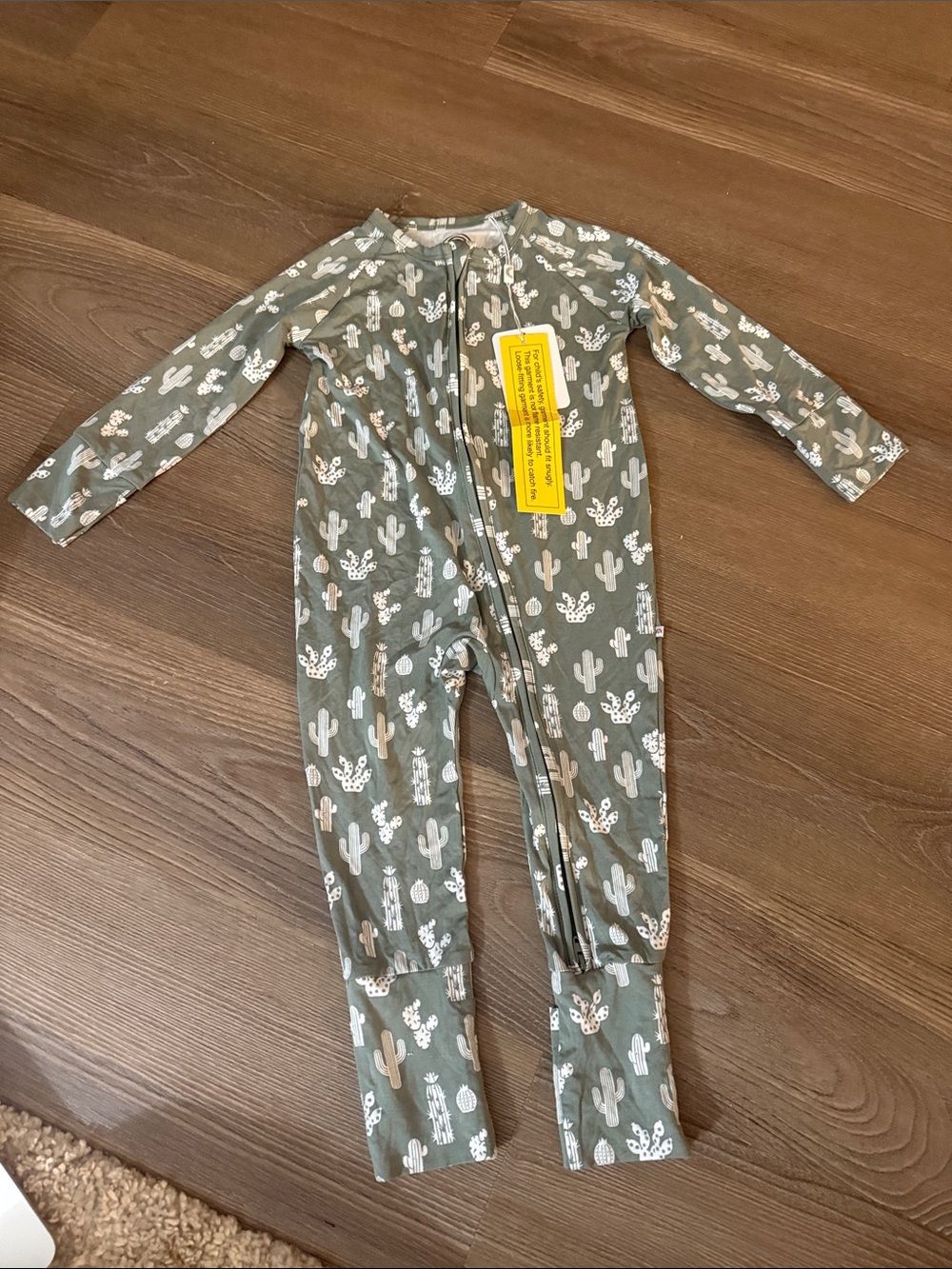 NWT Emerson and Friends Stay Sharp Bamboo Pajama Convertible Romper- 18-24m